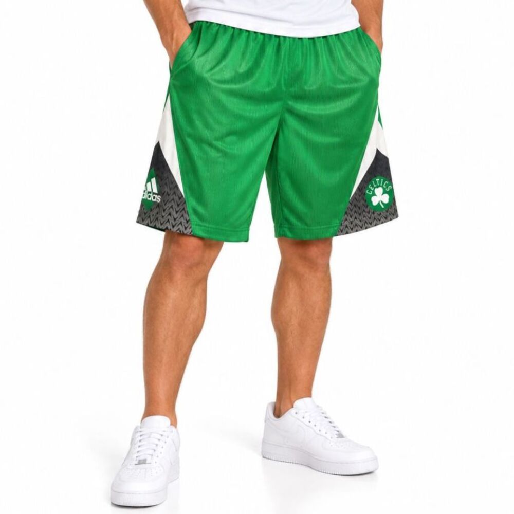 Adidas Men’s Boston Celtics Graphic Basketball Shorts | Size XL